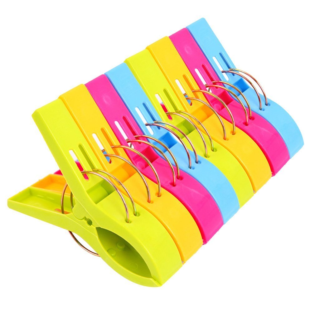 Colorful Towel Clips for Cruising or Beach Vacation