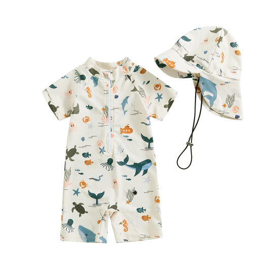 Cutest Swimsuit for baby at the Beach!