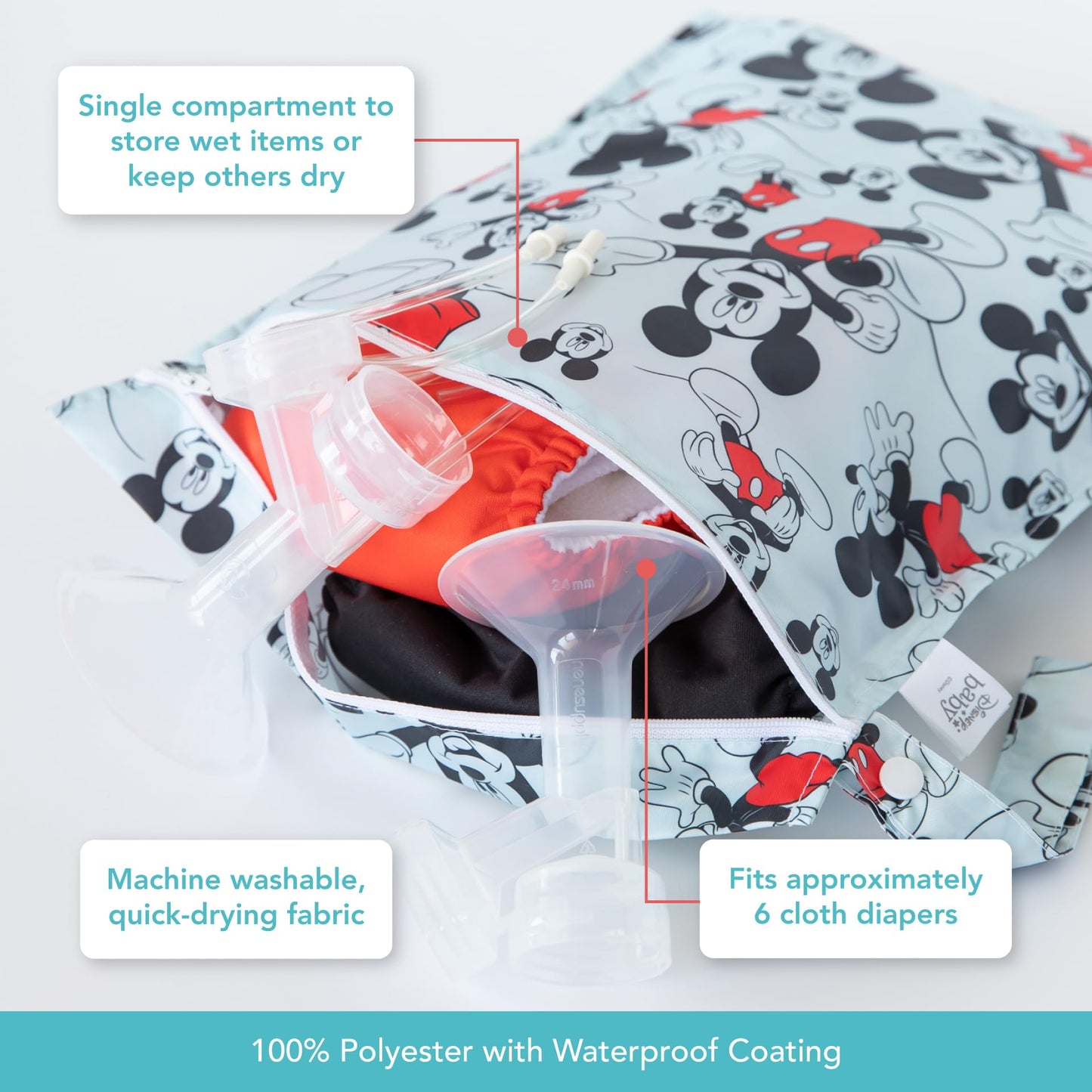Coolest Wet Bag for your Mouseketeer!