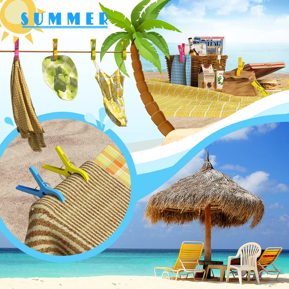 Colorful Towel Clips for Cruising or Beach Vacation