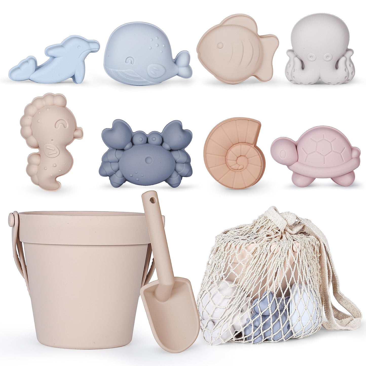 Silicone beach toys for the littles