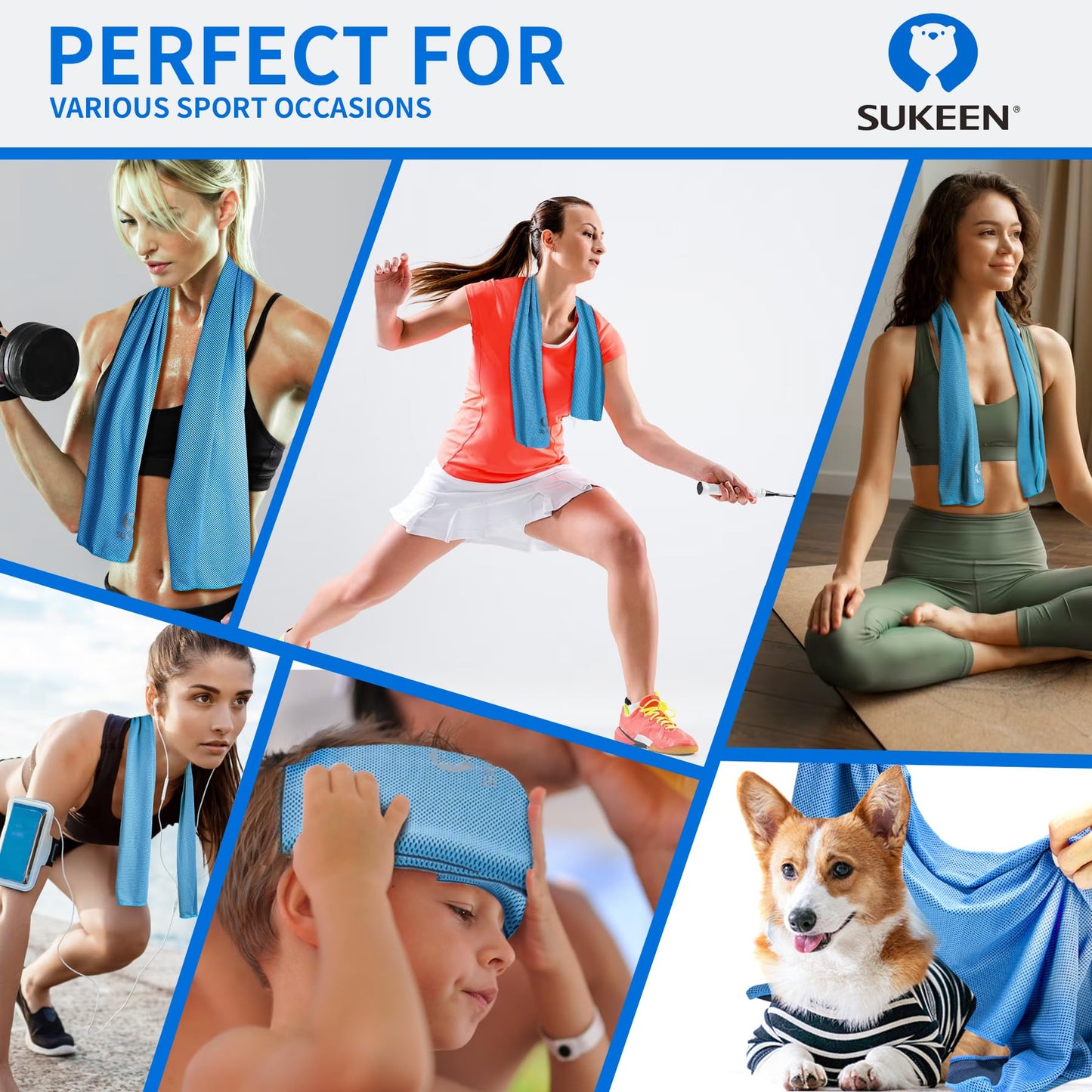 Cooling towels to stay cool