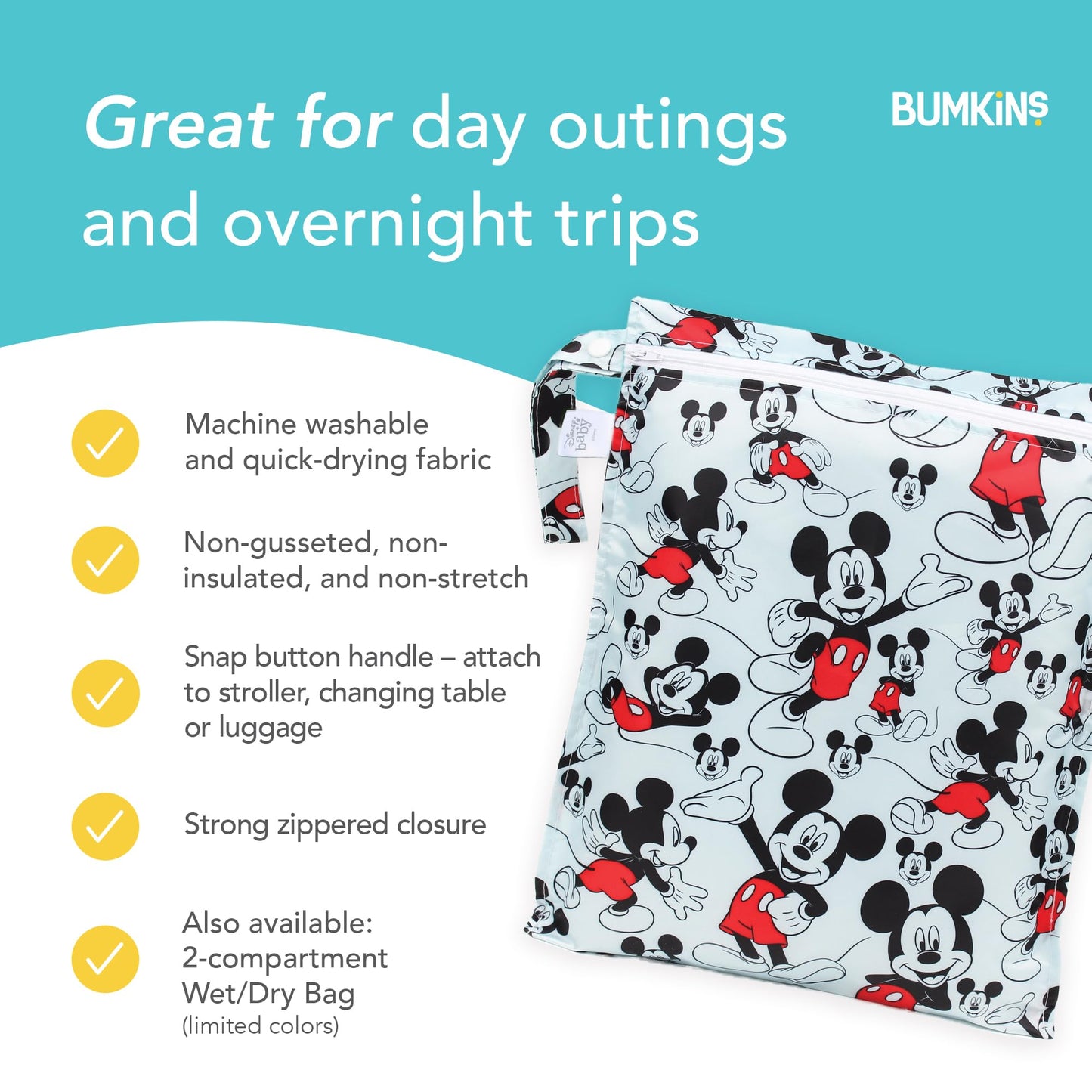 Coolest Wet Bag for your Mouseketeer!