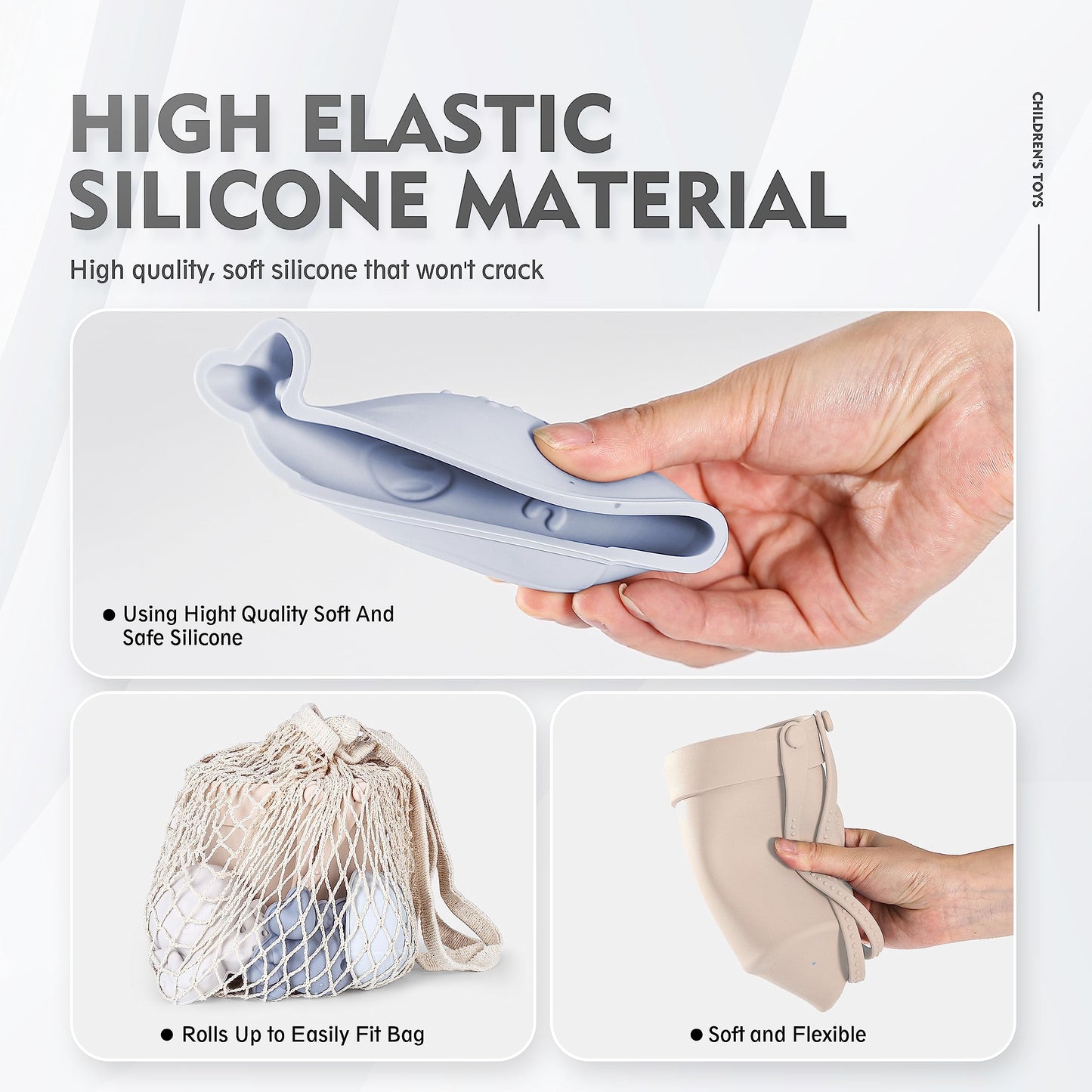 Silicone beach toys for the littles