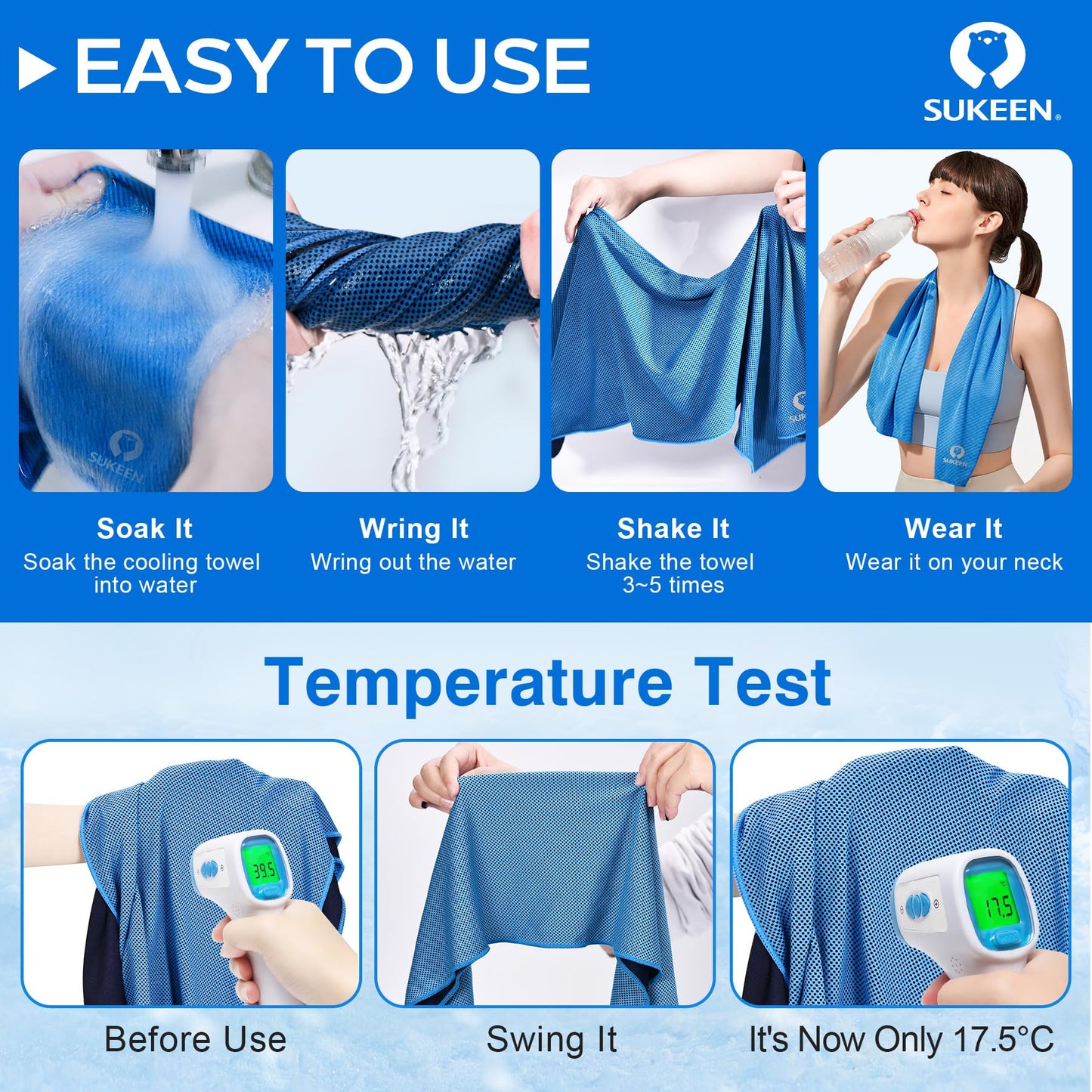 Cooling towels to stay cool