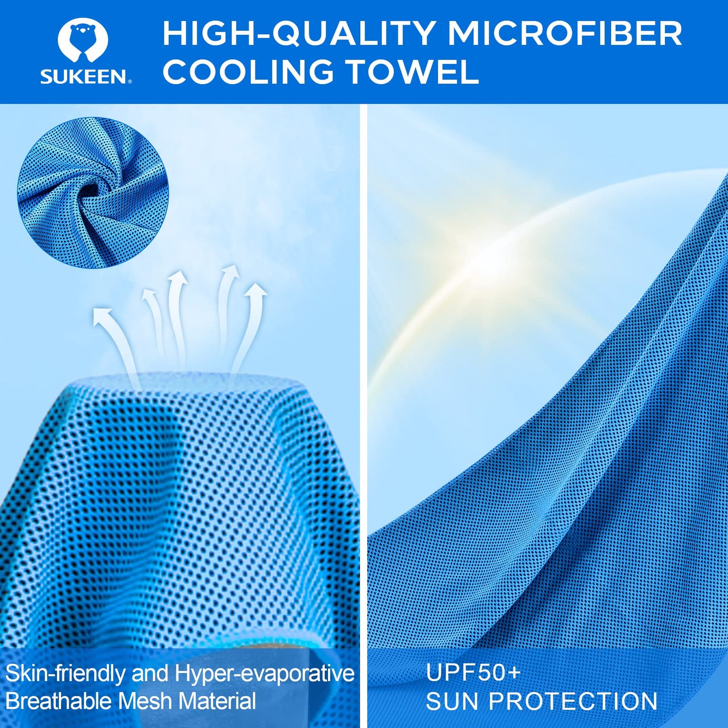 Cooling towels to stay cool