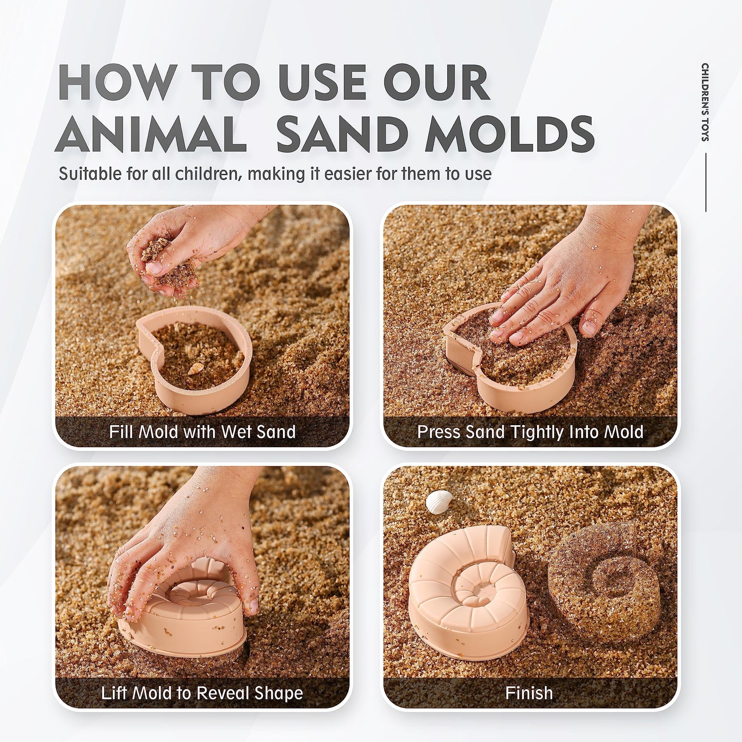 Silicone beach toys for the littles
