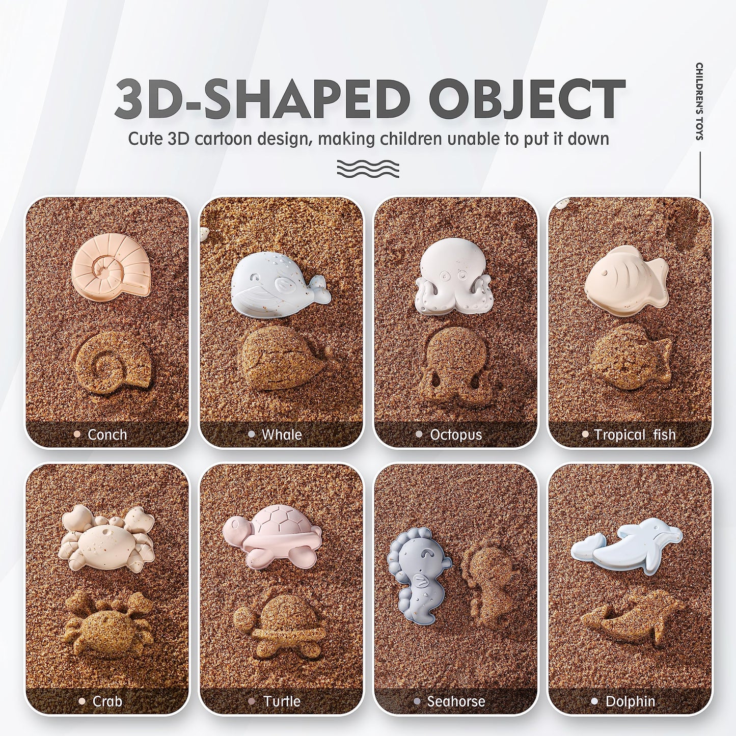 Silicone beach toys for the littles